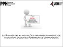 Inscrição docentes permamentes